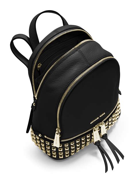 michael kors rhea studded backpack medium|Michael Kors rhea backpack mini.